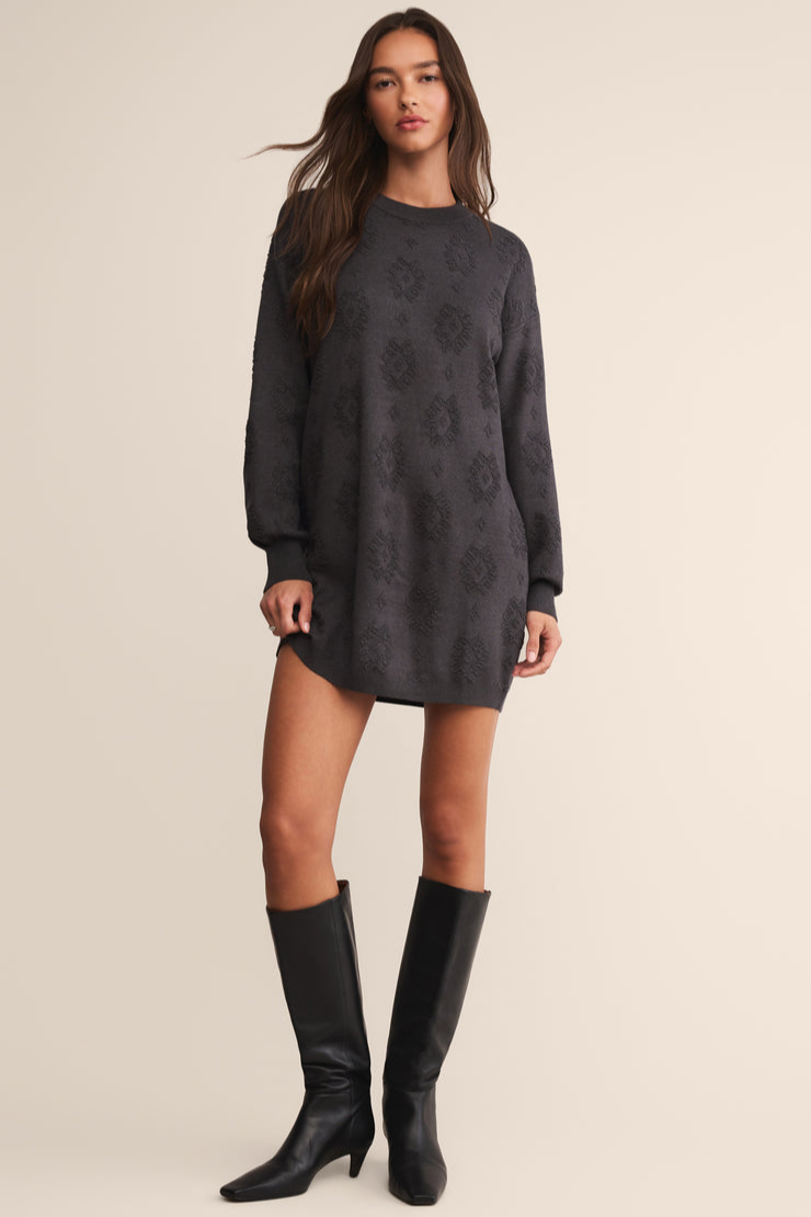 Amina Jacquard Sweater Dress