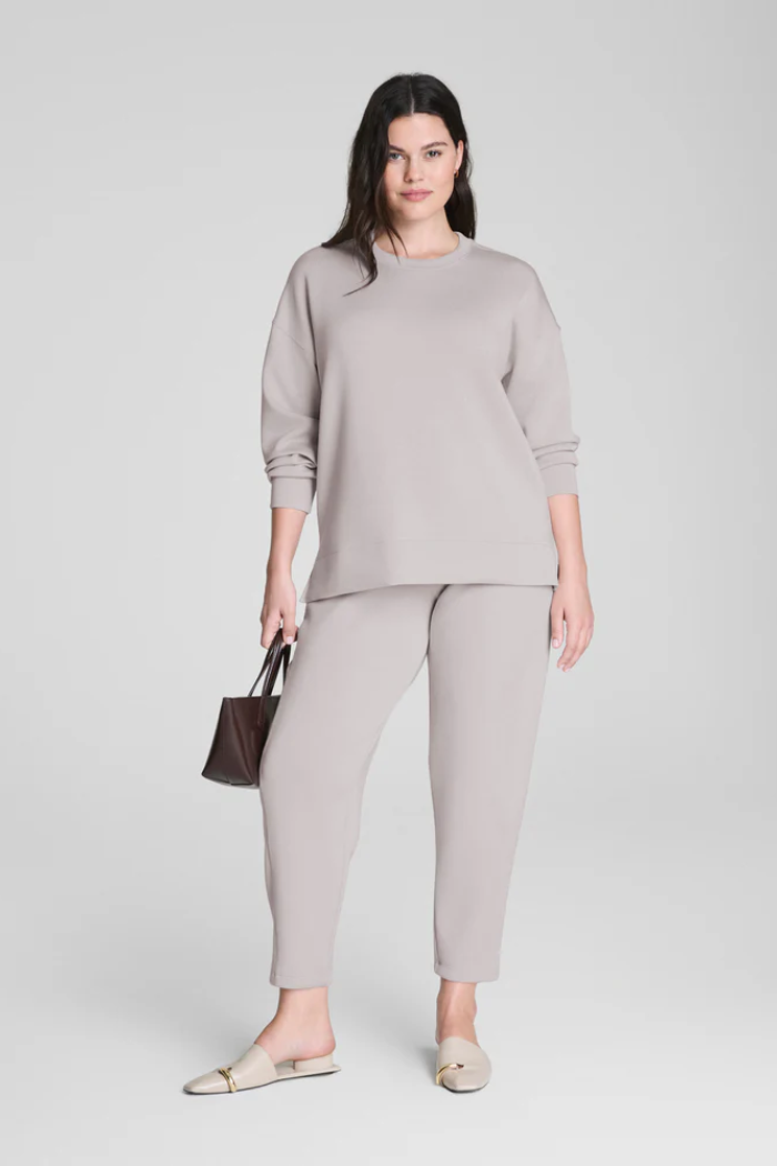 Sweatshirt Women crewneck long sleeve drop shoulder