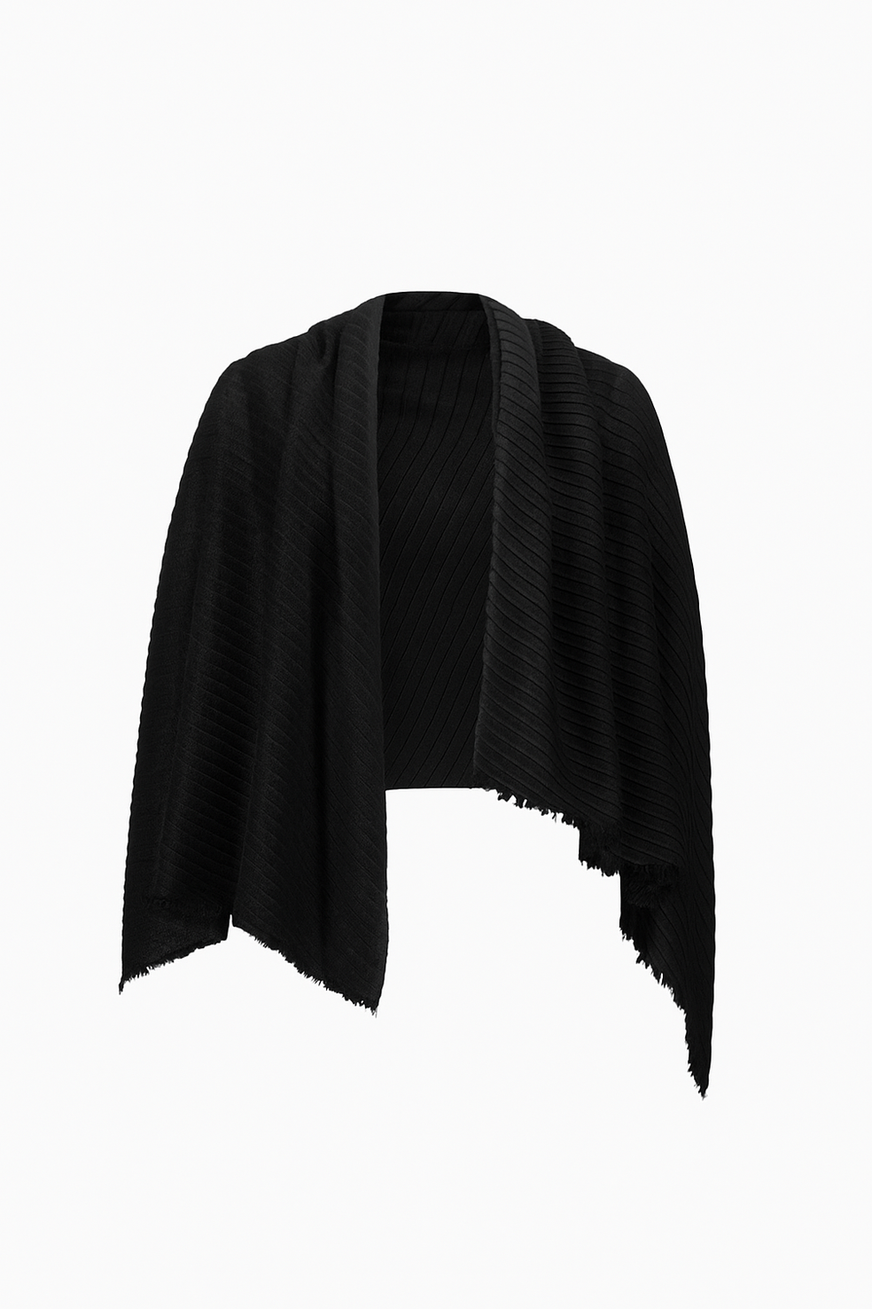Signature | Woven Pleated Rectangular Scarf
