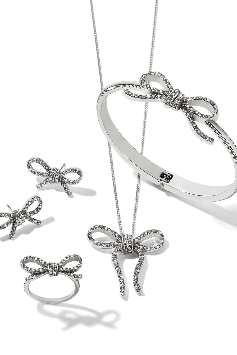 Illumina Bow Hinged Bangle