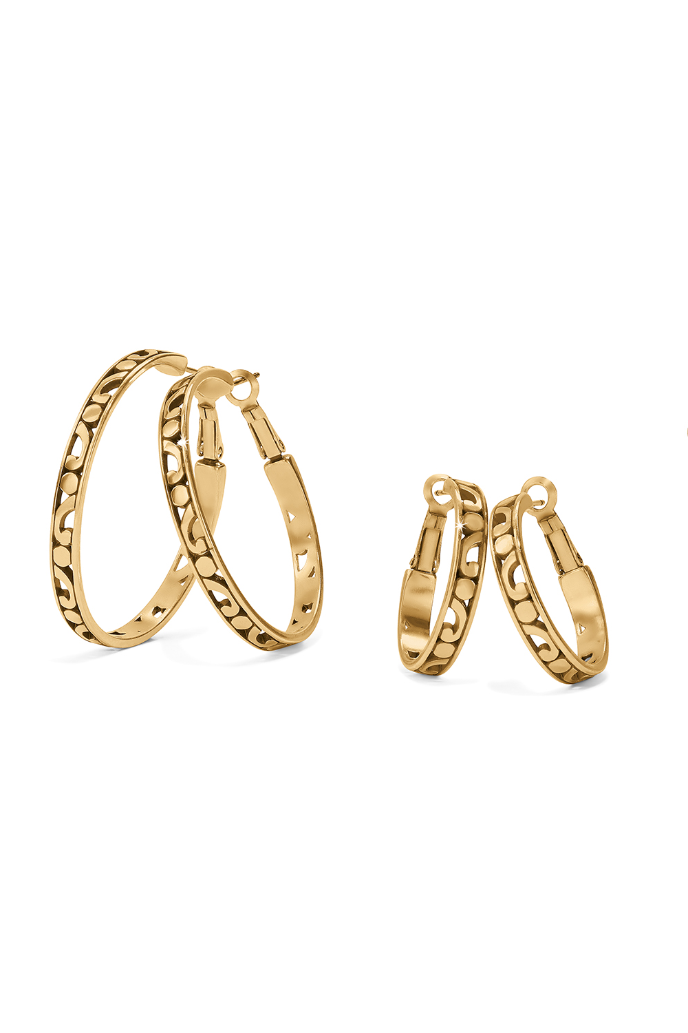 Contempo Medium Hoop Earrings