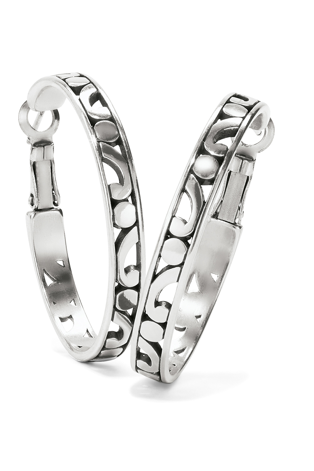 Contempo Medium Hoop Earrings