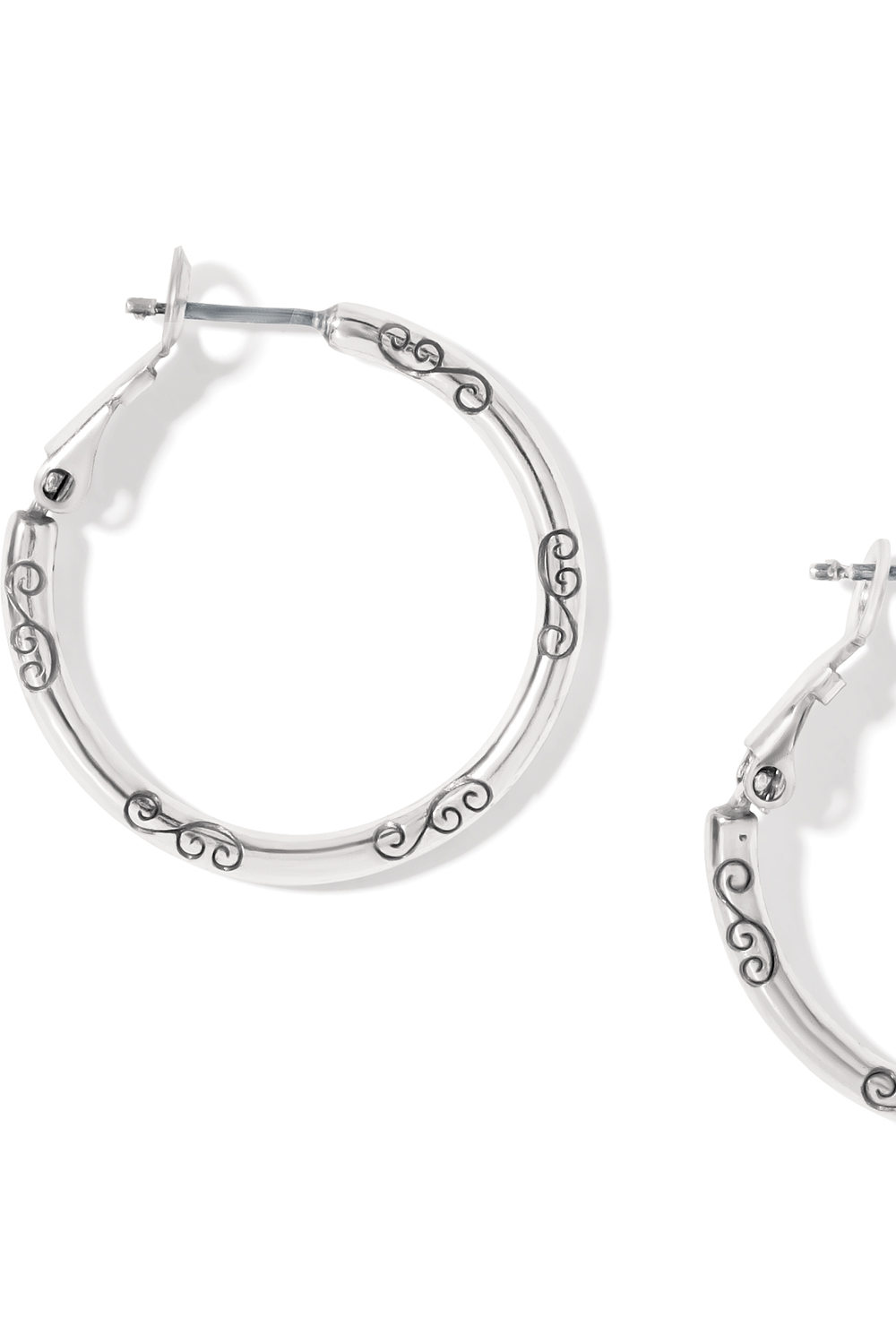 Small Charm Hoop Earrings