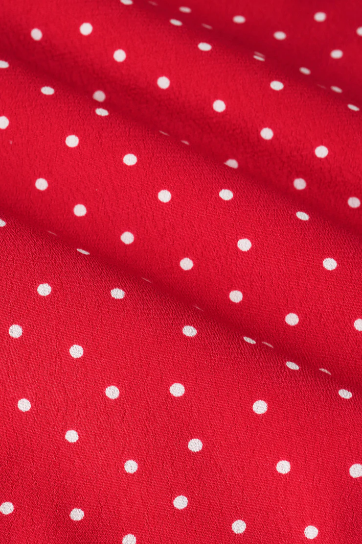 Campbell Dot Crepe Mini Dress