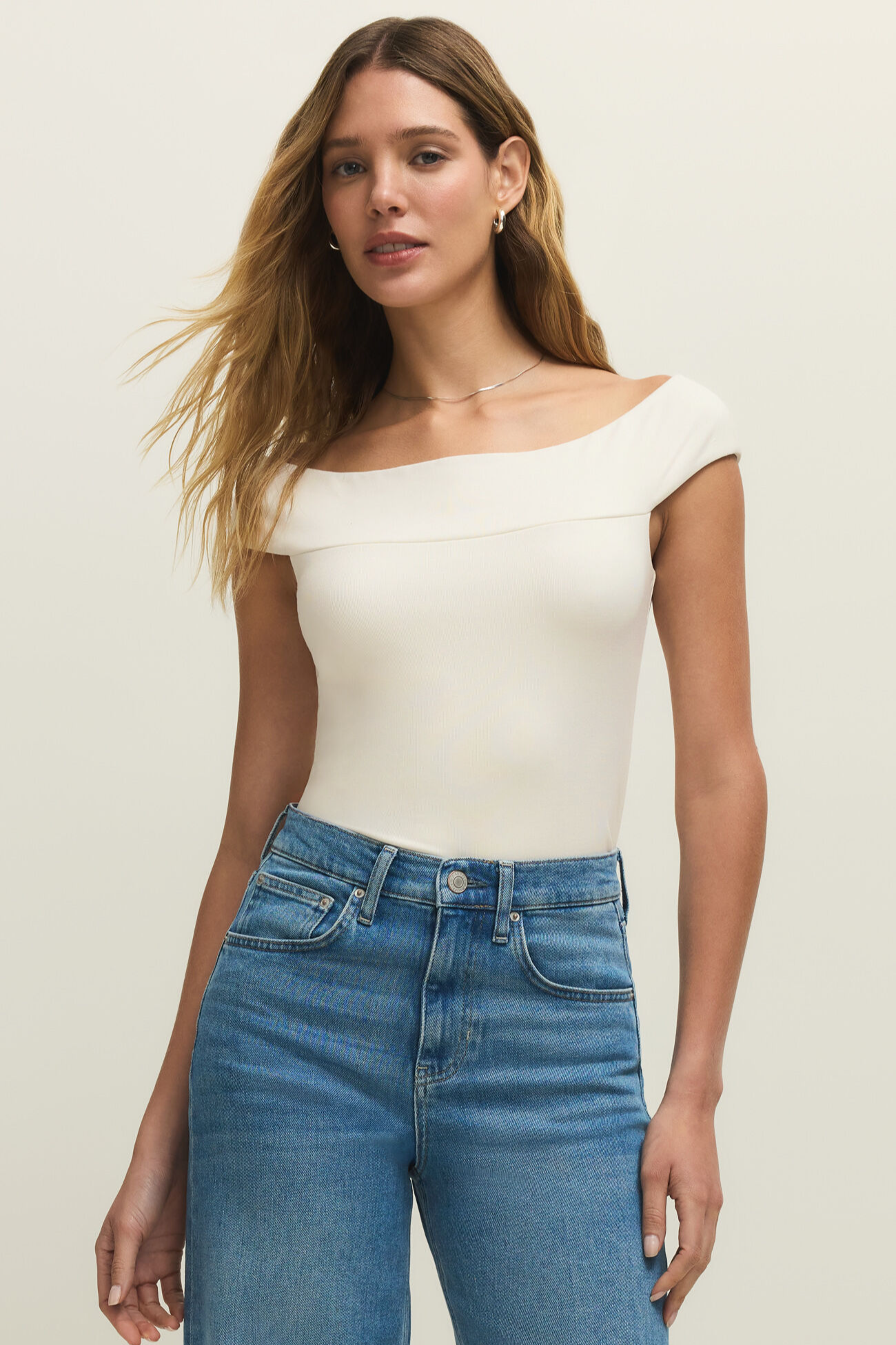 Second Skin Off Shoulder Top