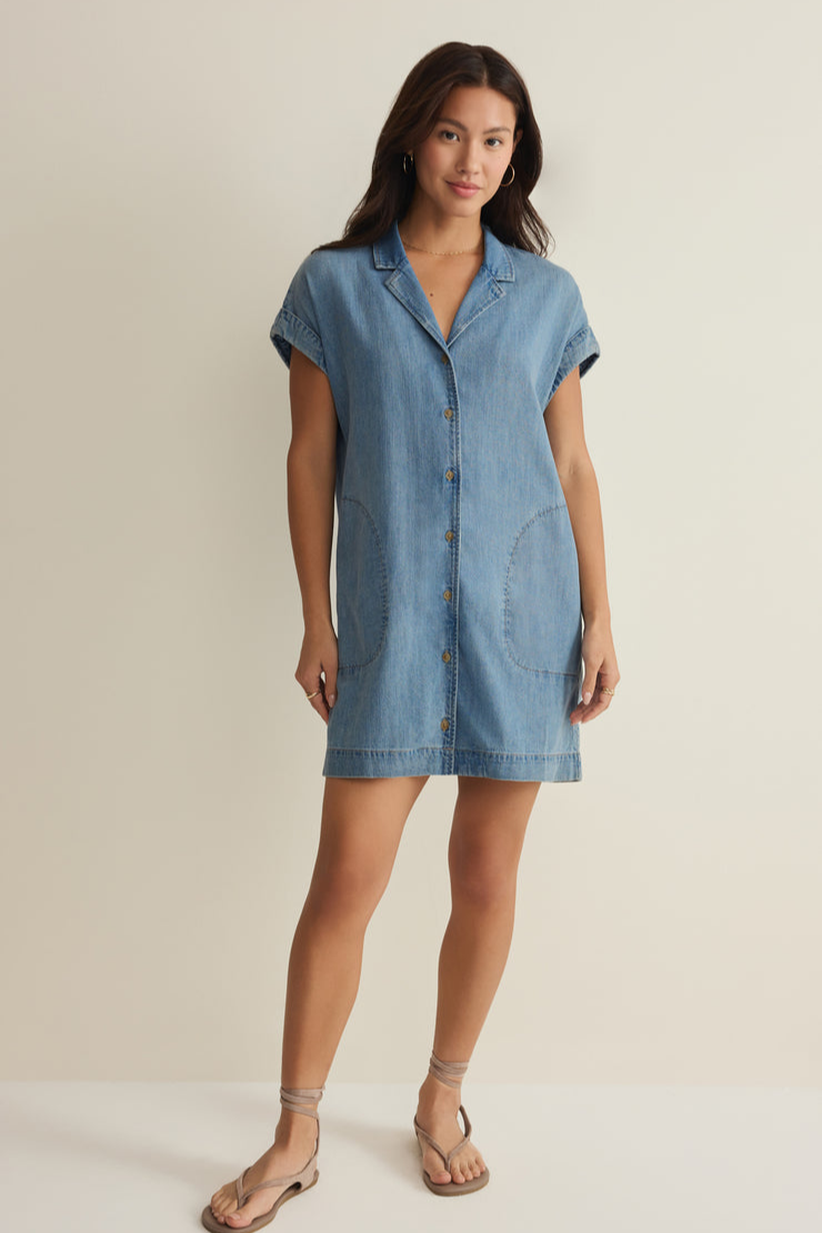 Napa Denim Mini Dress