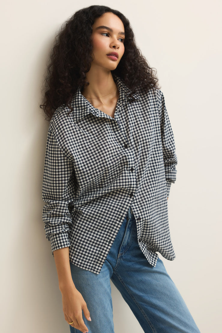 Seaport Gingham Button Up