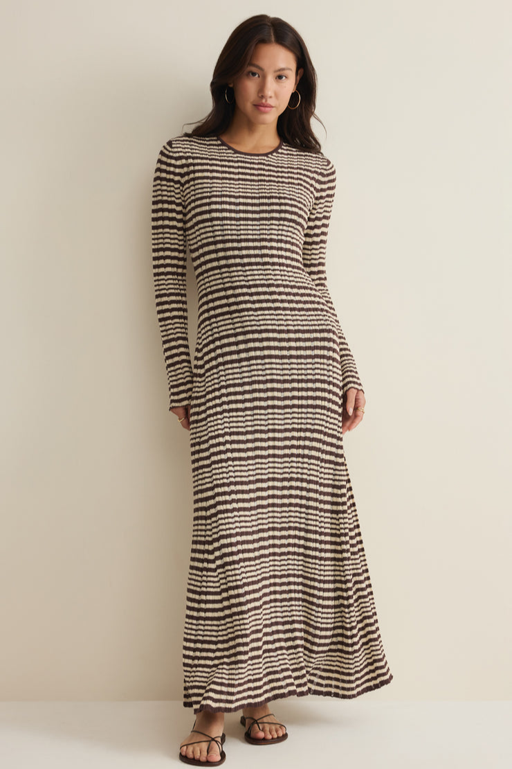 Rosetta Striped Maxi Dress