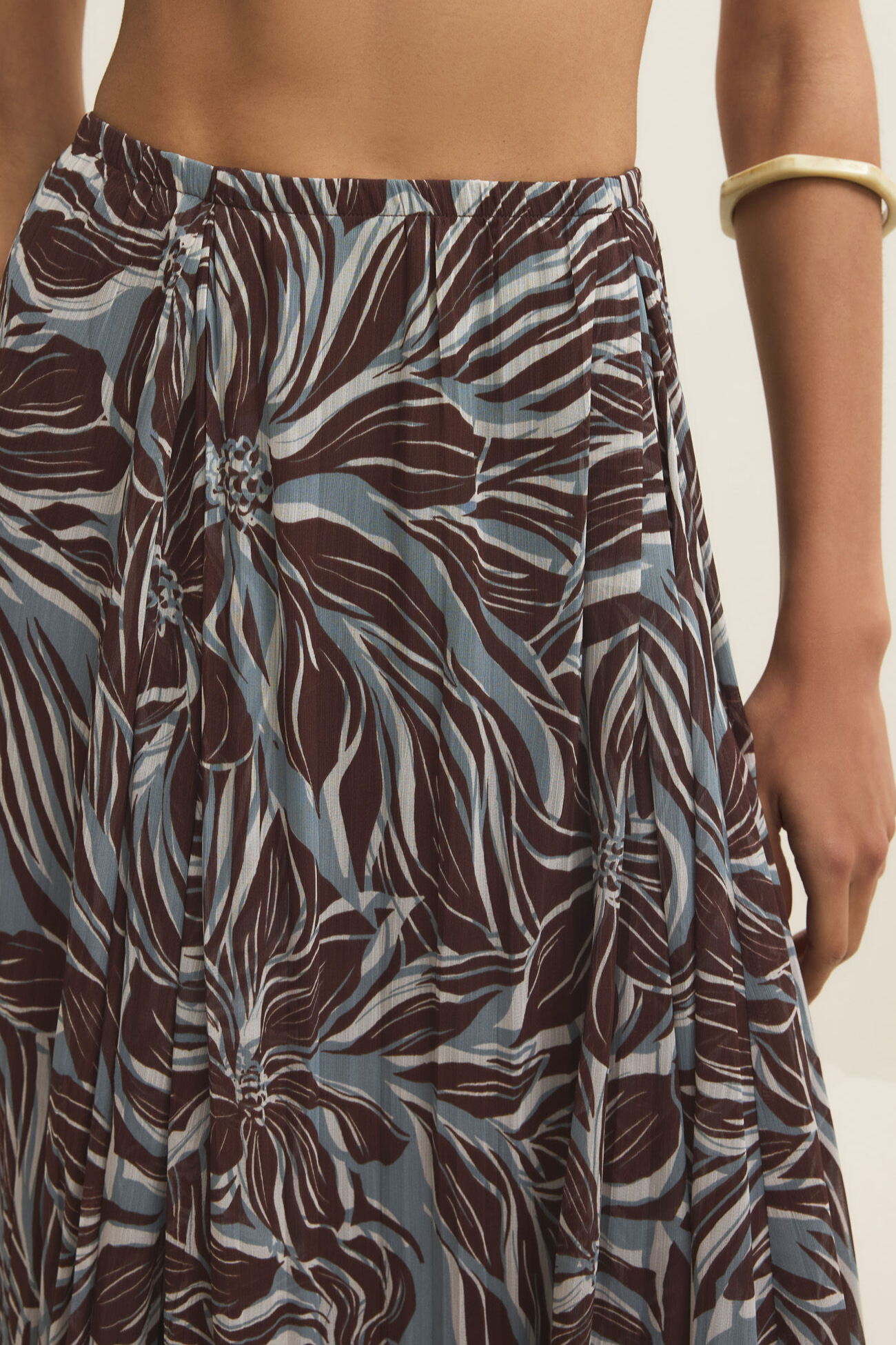 VITORIA ZINN FLORAL MAXI SKIRT