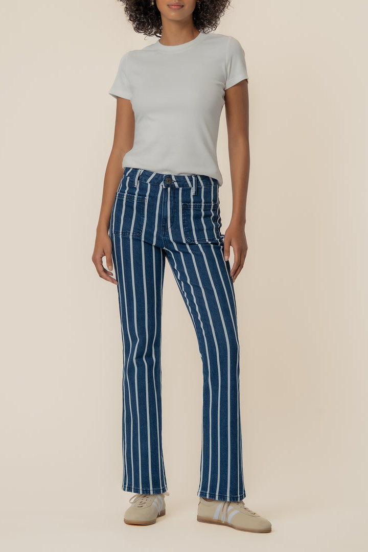 Kelsey High Rise Ankle Flare