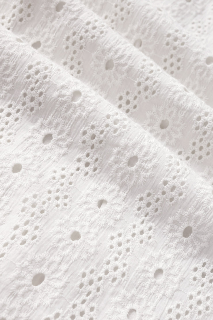 Bria Cotton Eyelet Top