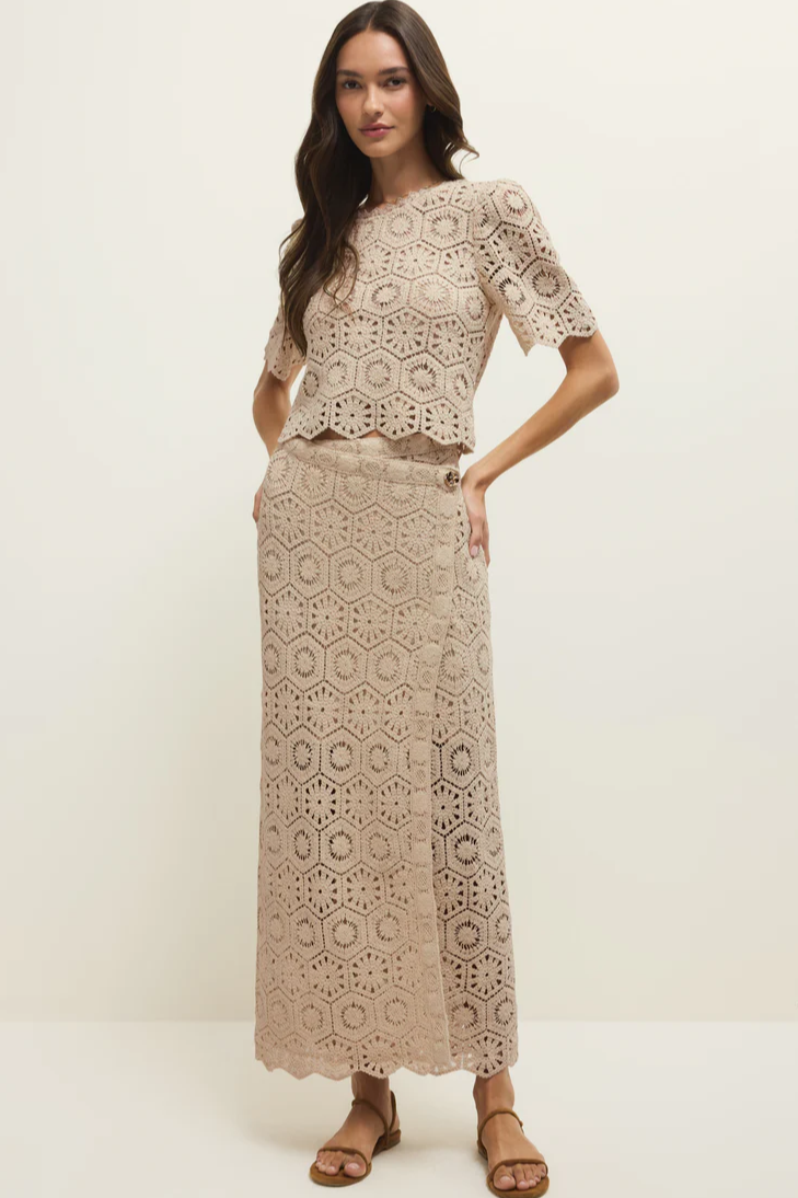 Raquel Lace Cropped Top