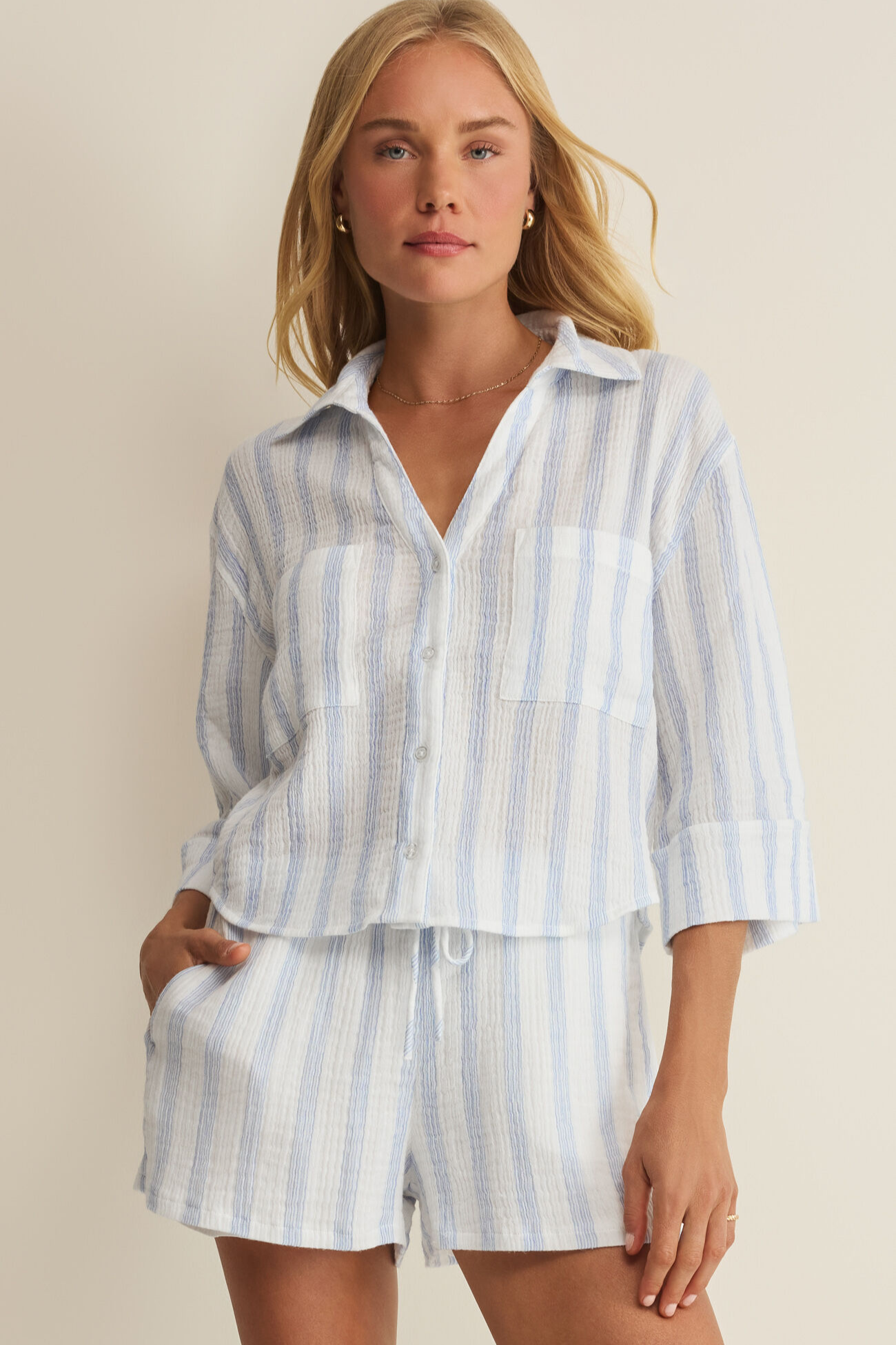 HELENA STRIPED SHIRT