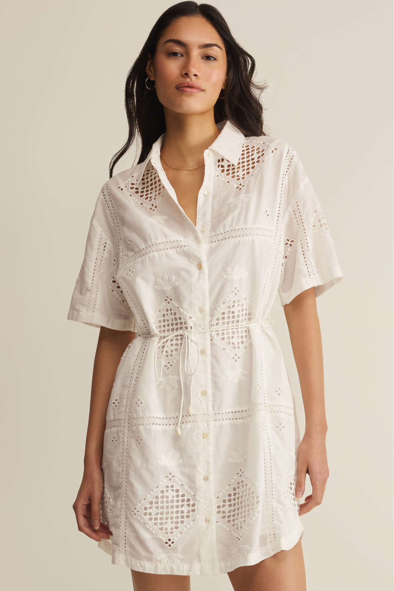 ANNABELLE EYELET DRESS