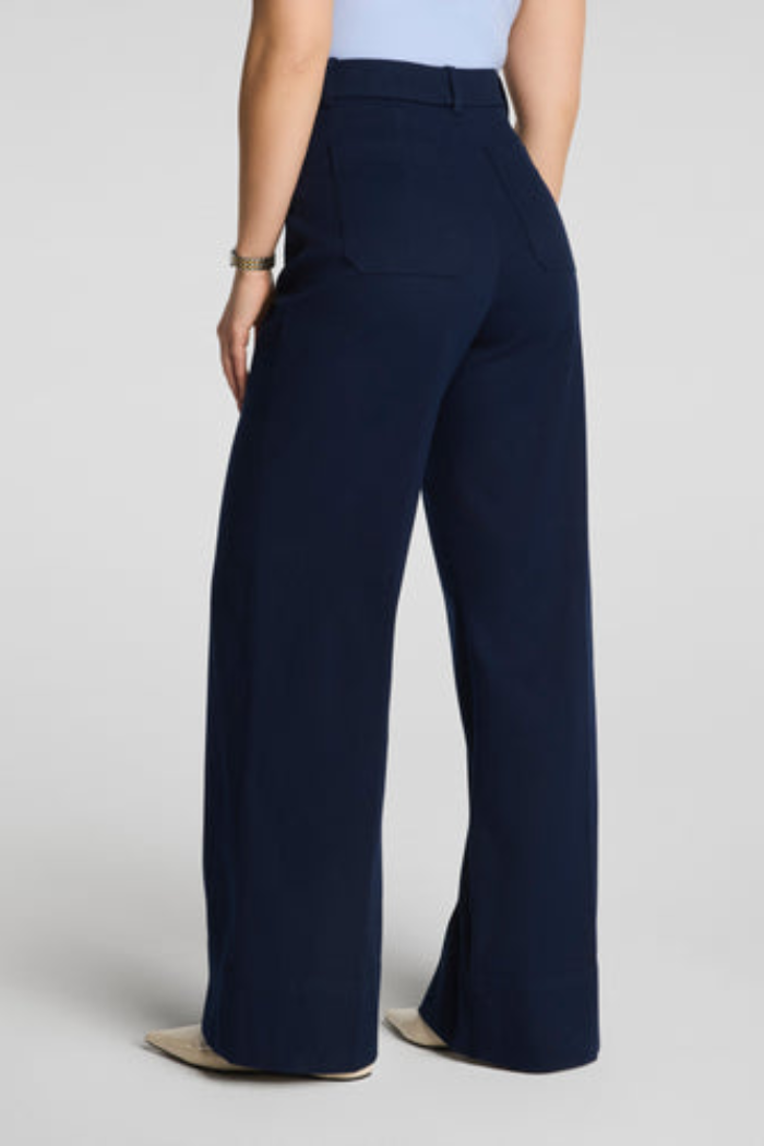 Wide Leg Pant with Patch Pockets
