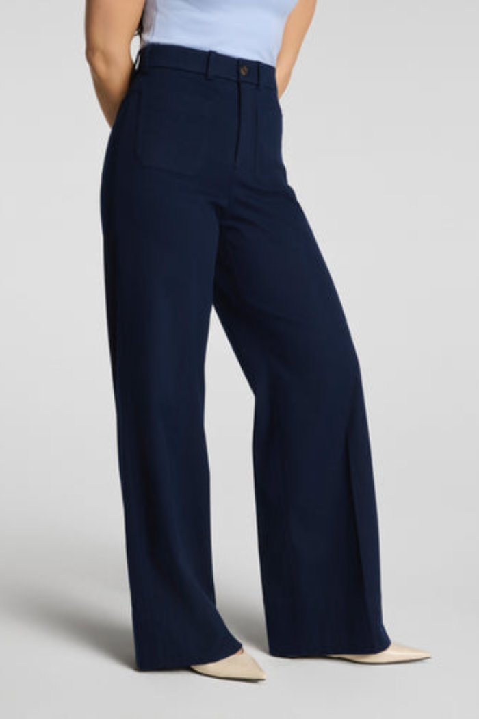 Wide Leg Pant with Patch Pockets