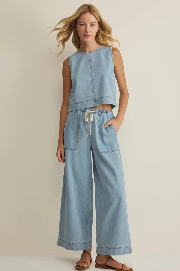 SUN SEEKER DENIM TANK