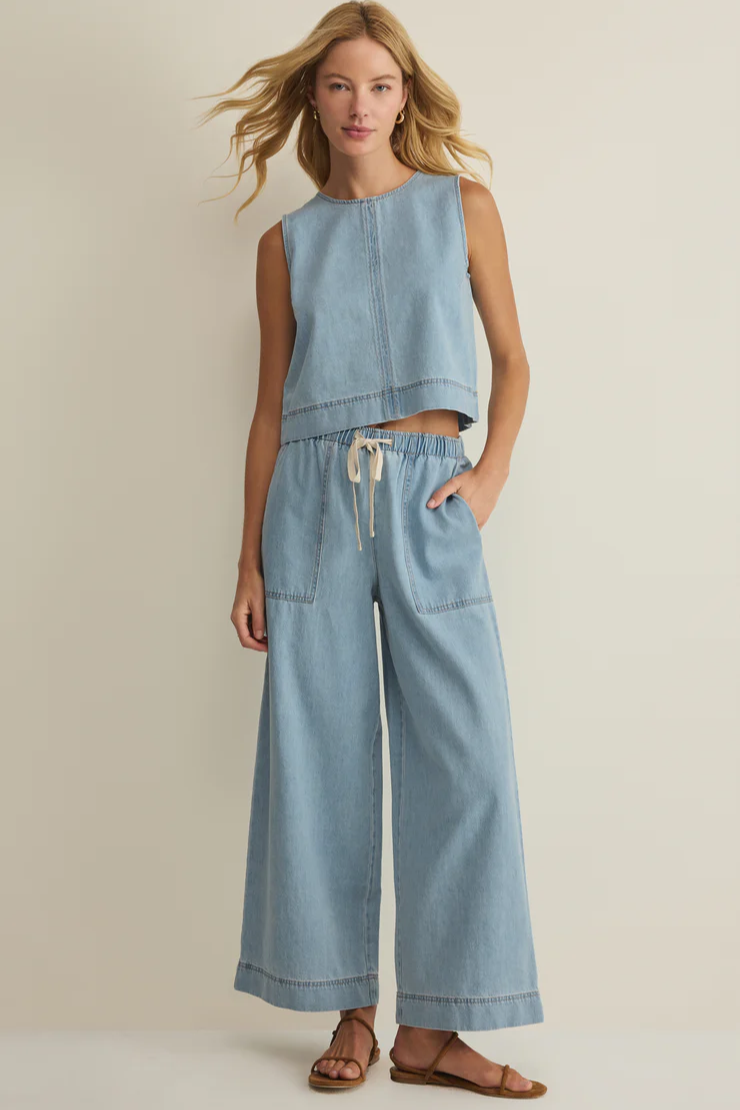 DAYCATION DENIM UTILITY PANT