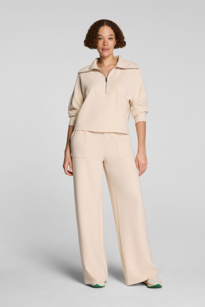 French Rib Wide Leg Pant