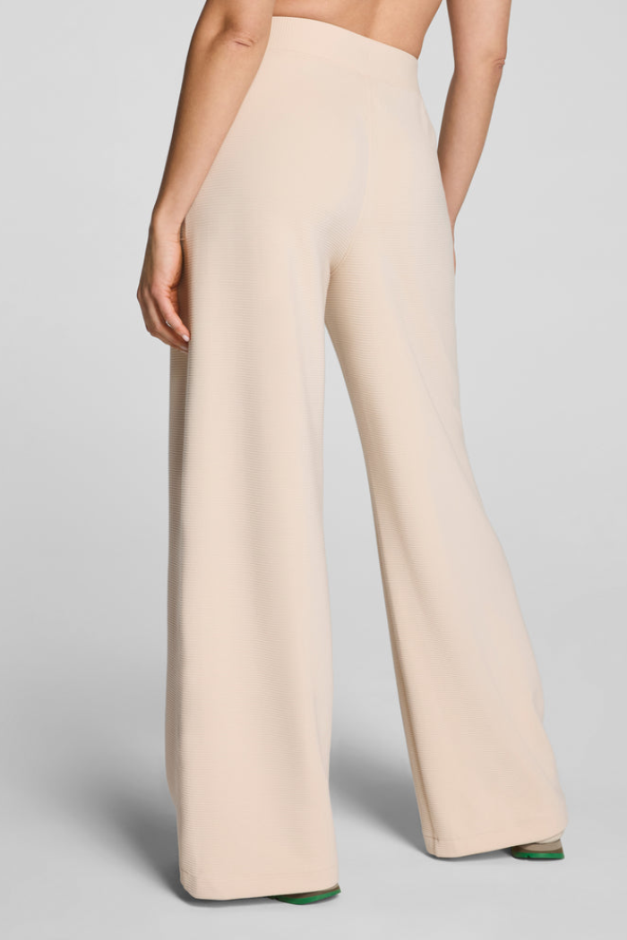 French Rib Wide Leg Pant