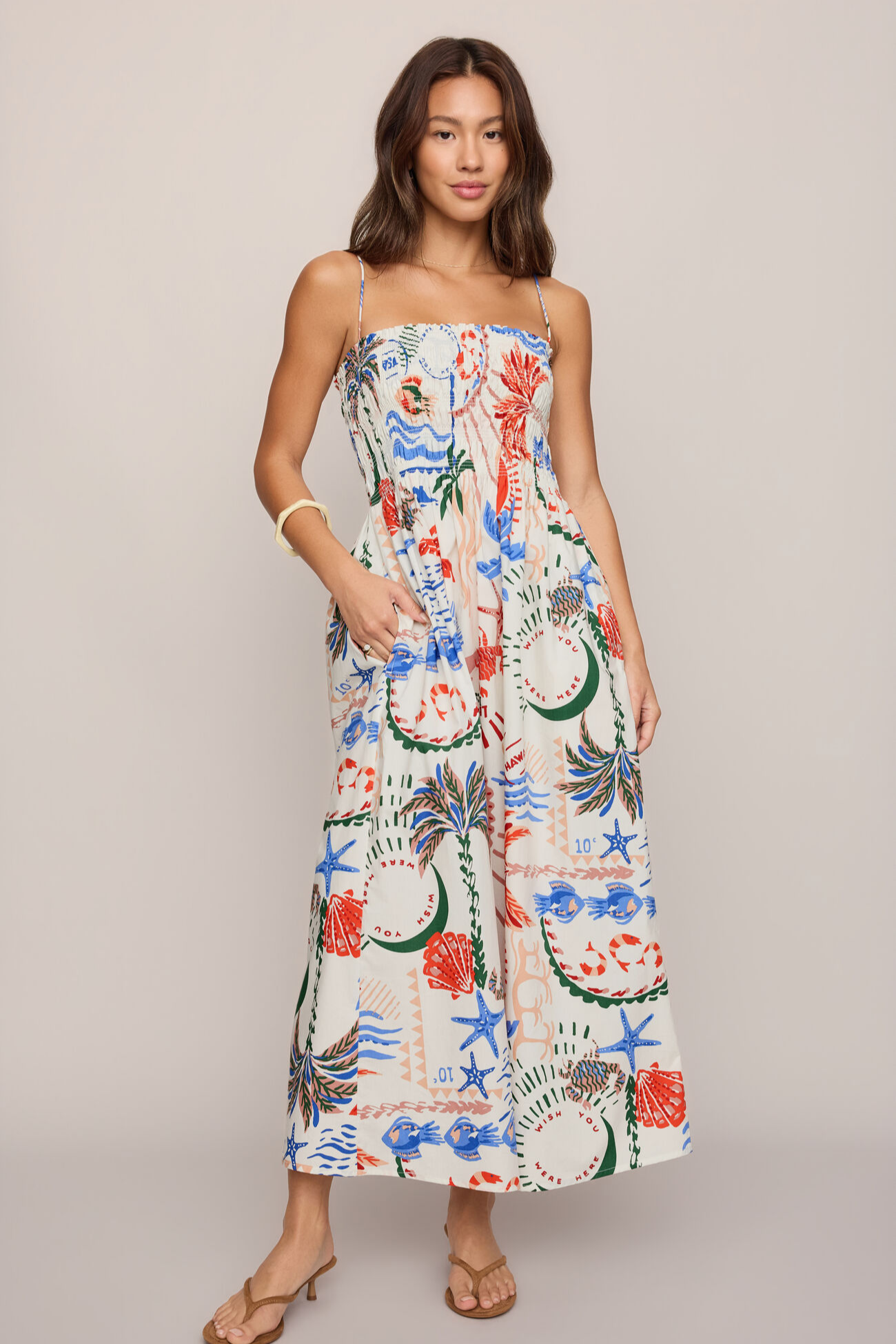 CORNELIA GETAWAY MIDI DRESS
