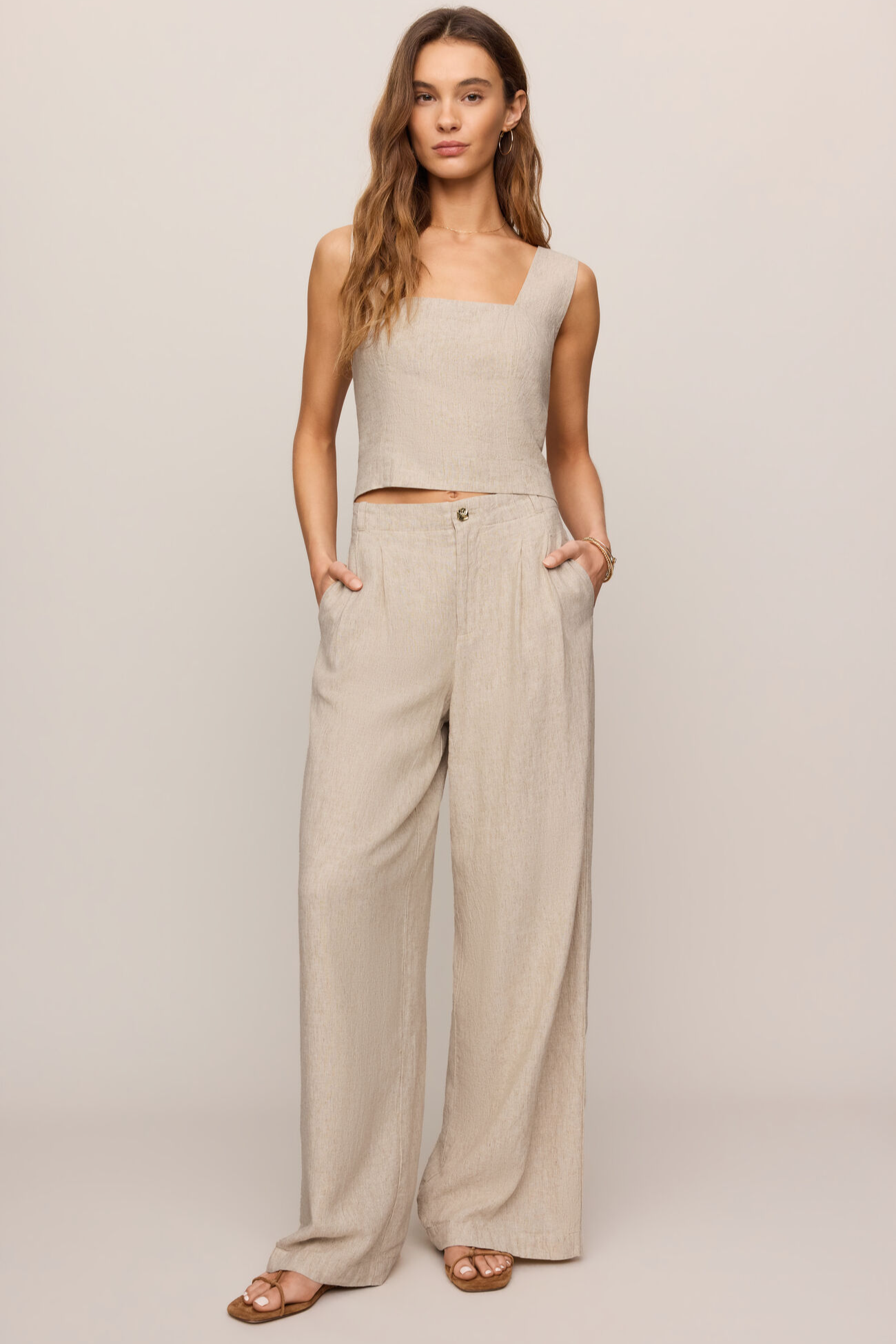 Magnolia Linen Top