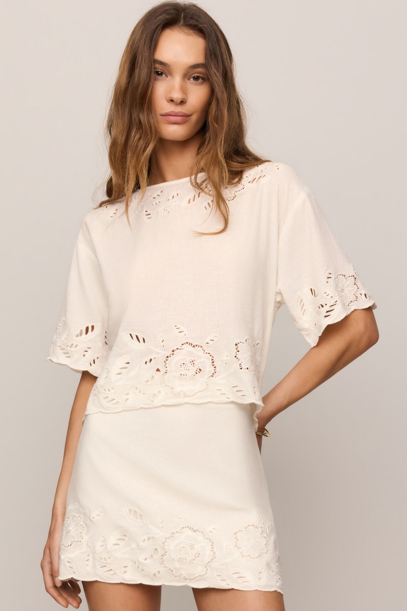 Daya Embroidered Top