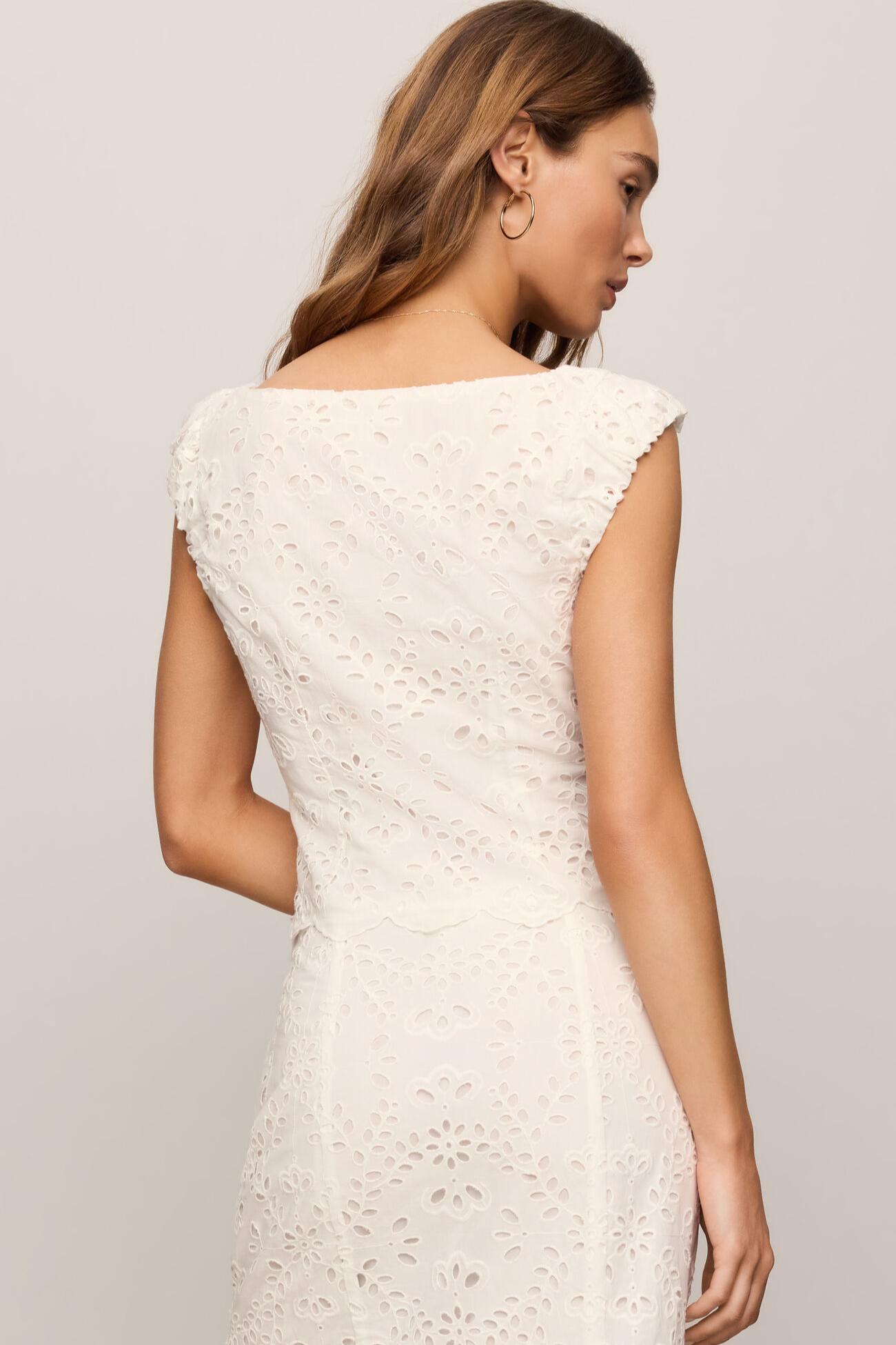 Emrie Eyelet Top