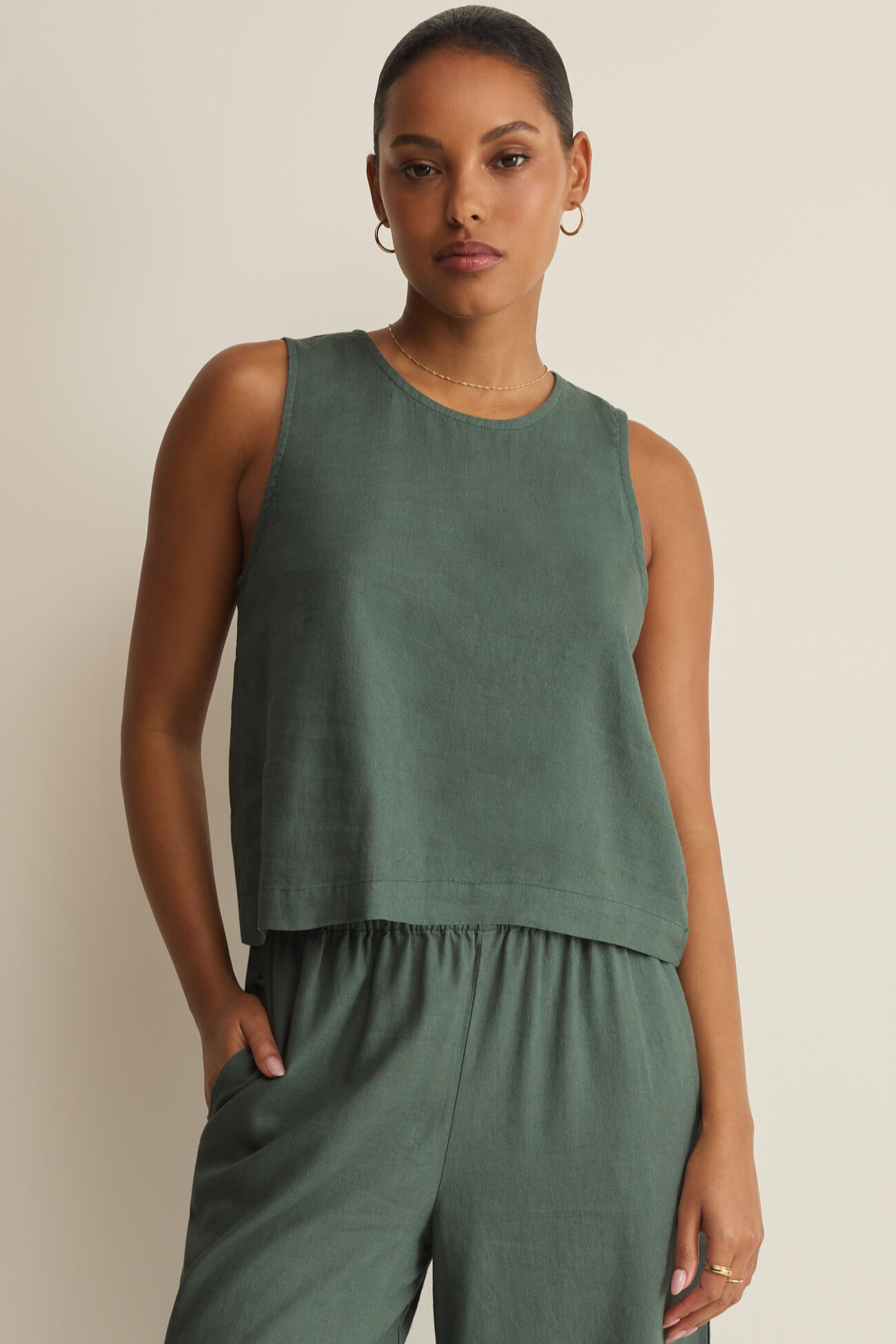 Sloane Linen Top