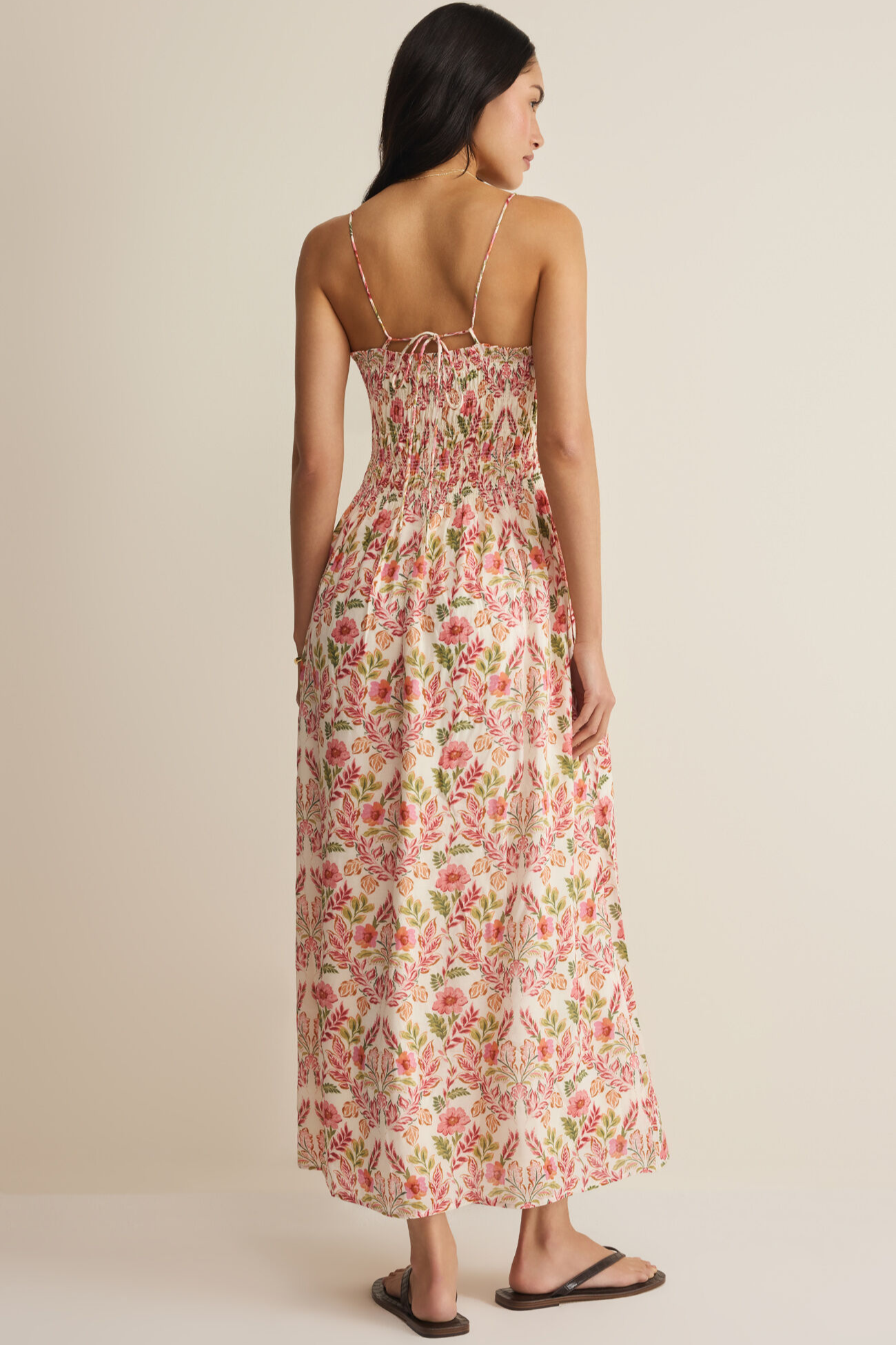 Cornelia Ami Floral Midi Dress