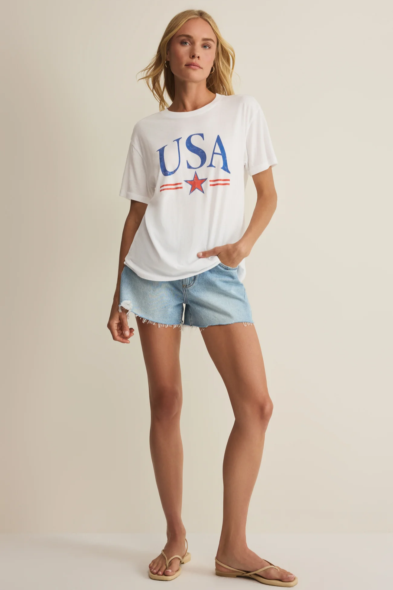 USA Star Boyfriend Tee