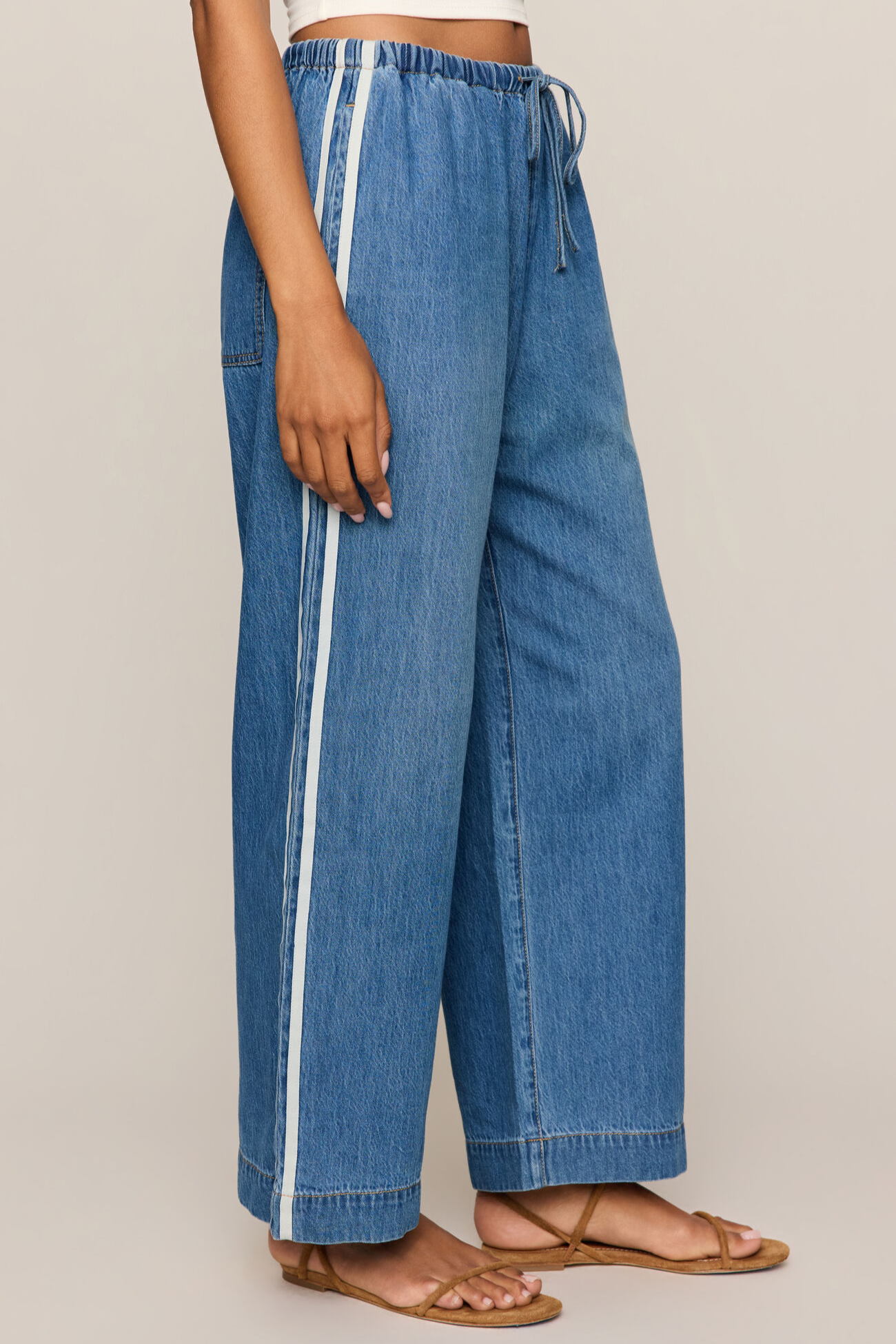 The Sidelines Denim Track Pant