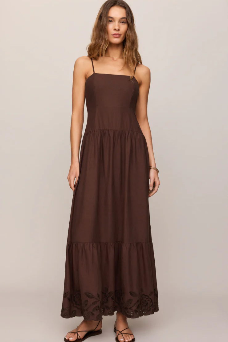 Esti Embroidered Maxi Dress