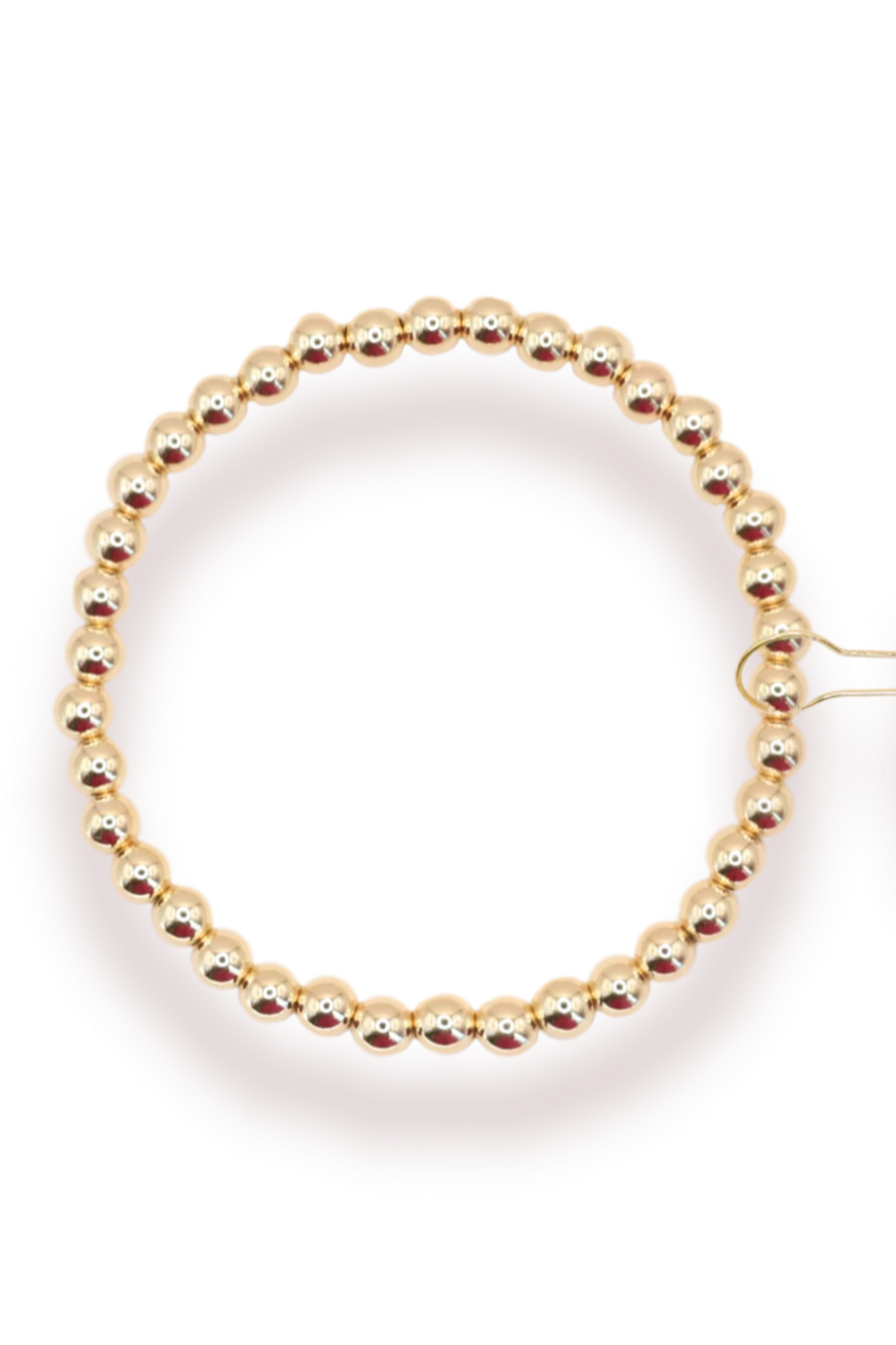 5MM Gold Beaded Bracelet
