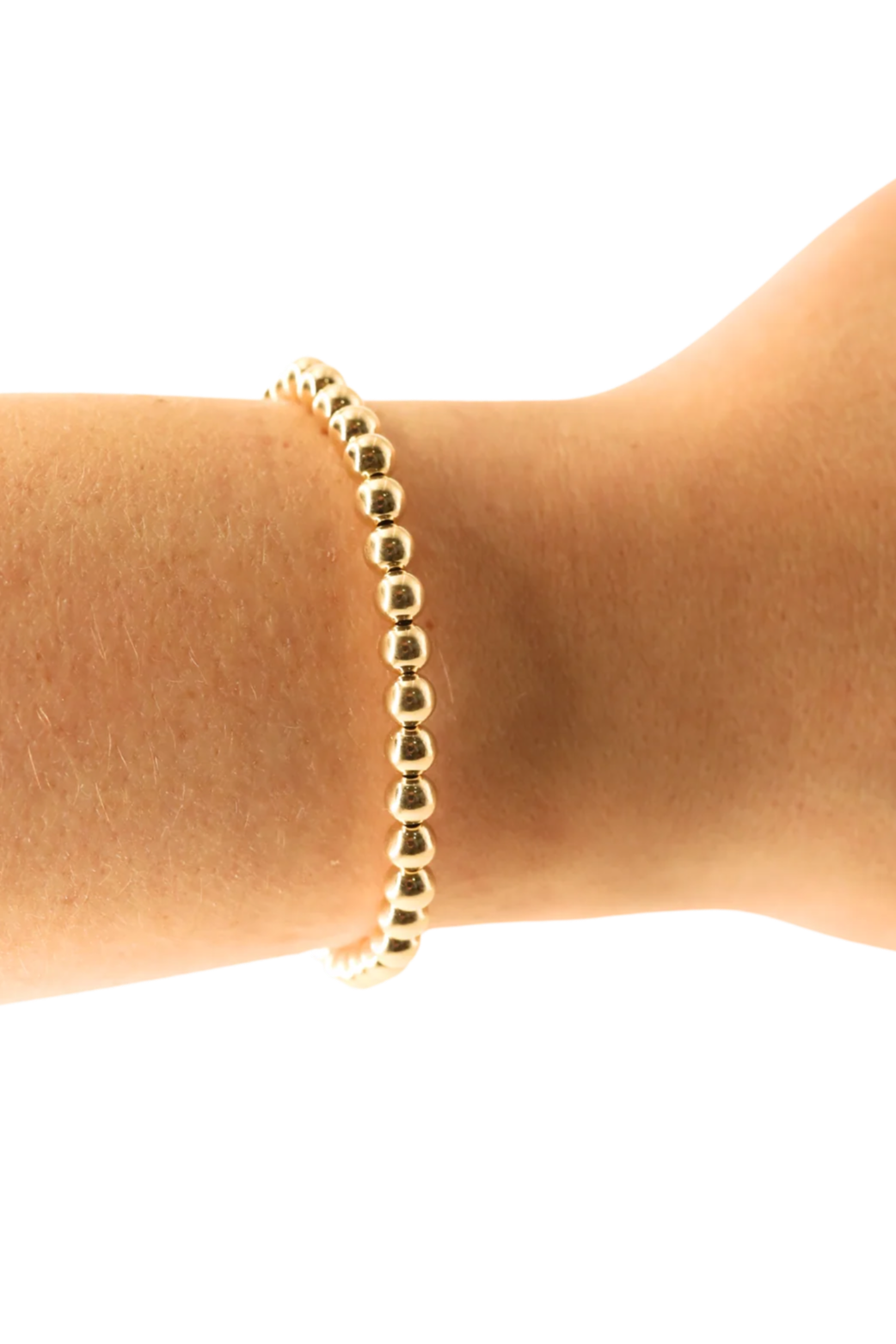 5MM Gold Beaded Bracelet