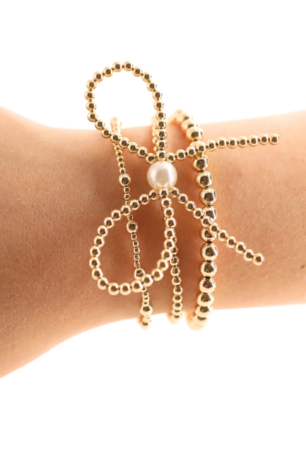 5MM Gold Beaded Bracelet