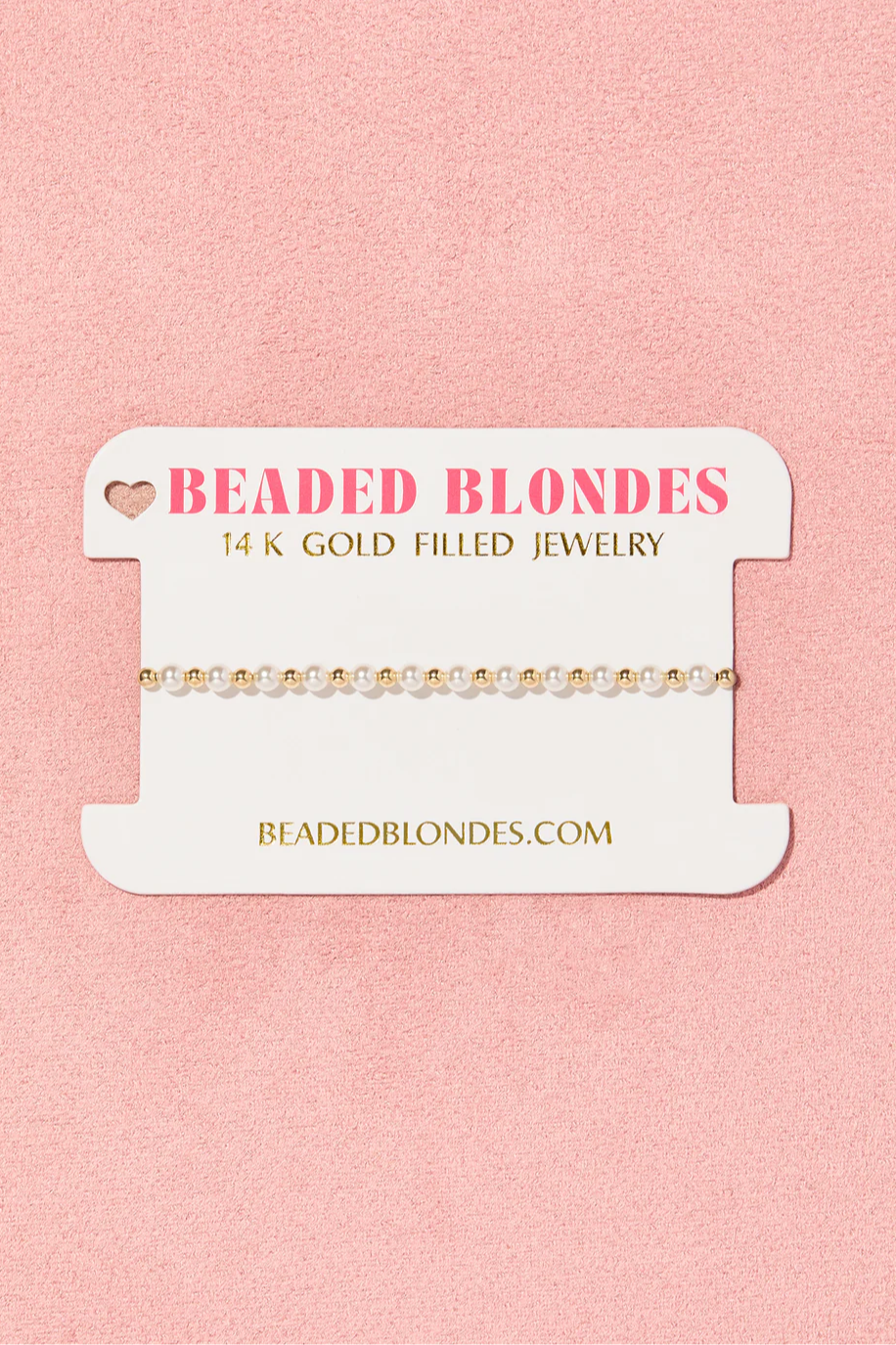 Luci Pearl Bracelet in Gold