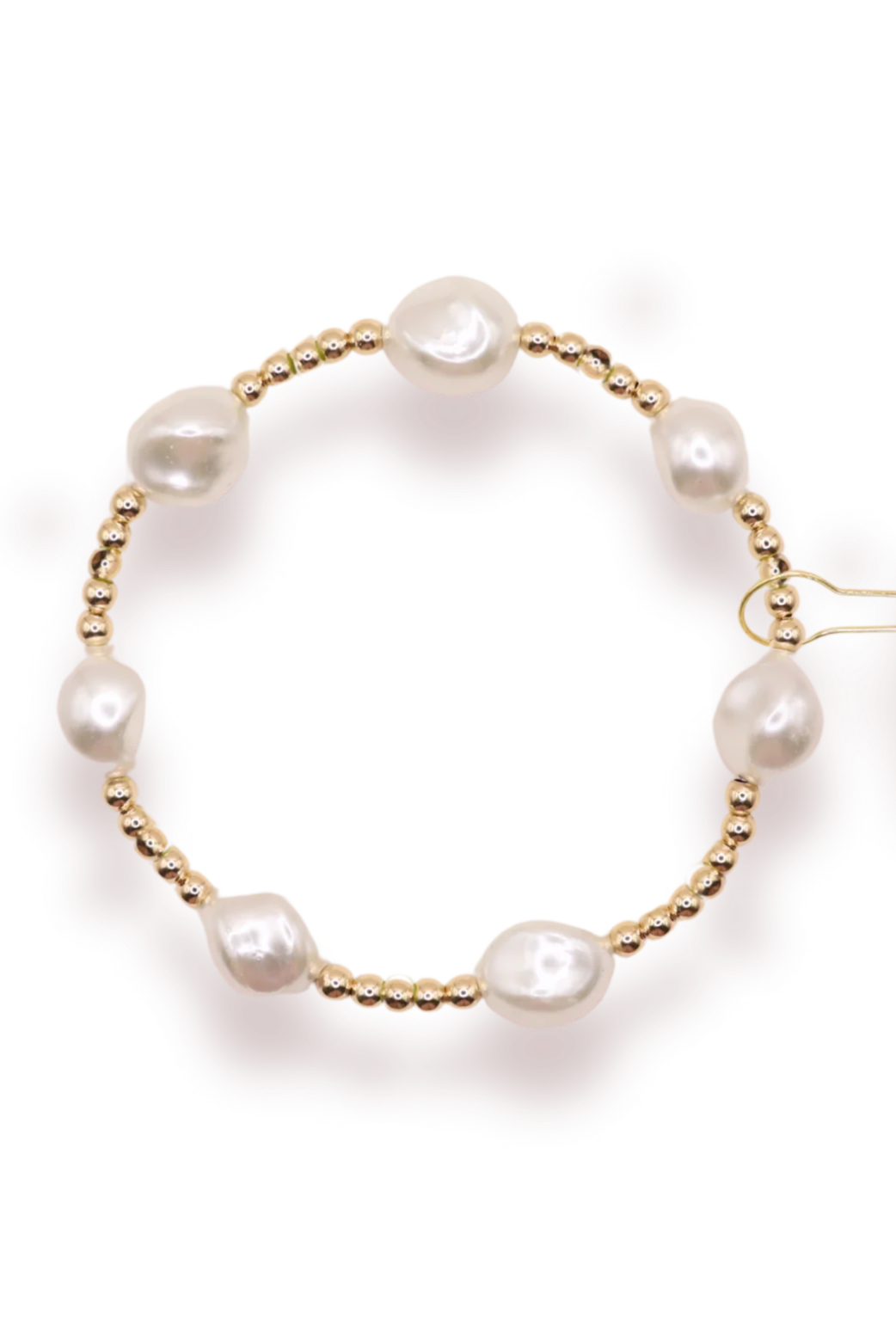 Sadie Pearl Bracelet in Gold