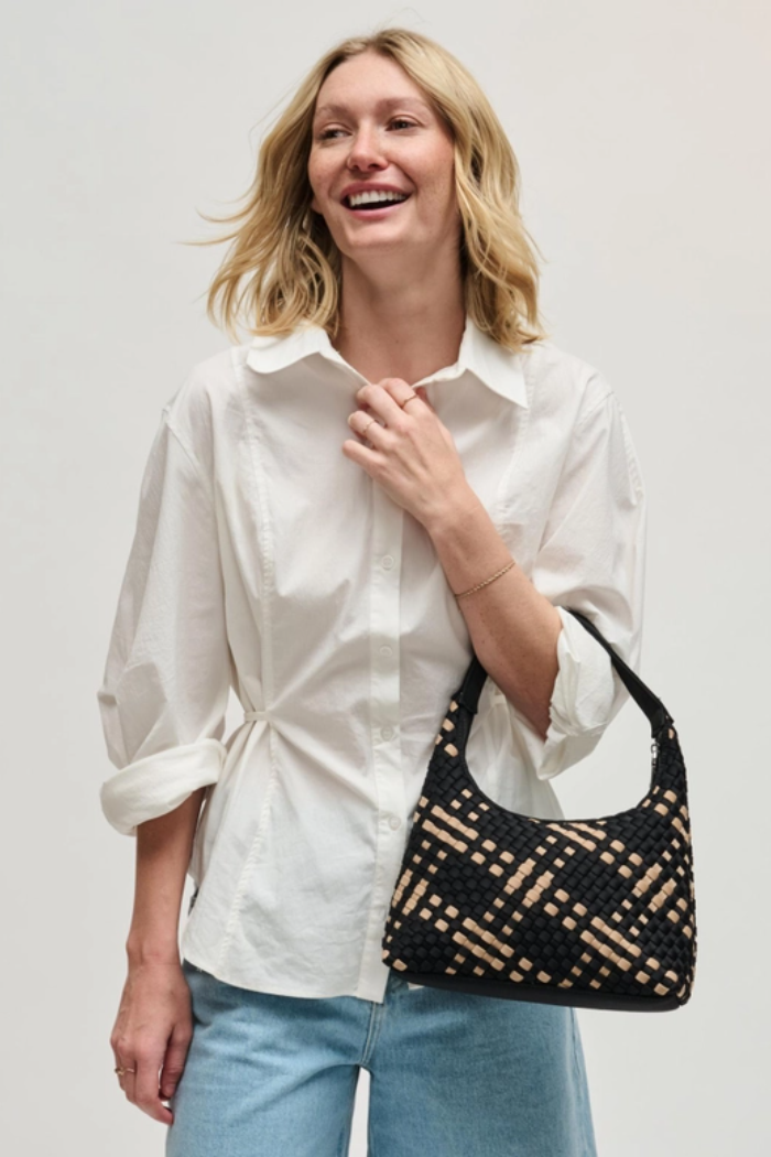 Harmonia - Woven Neoprene Shoulder Bag