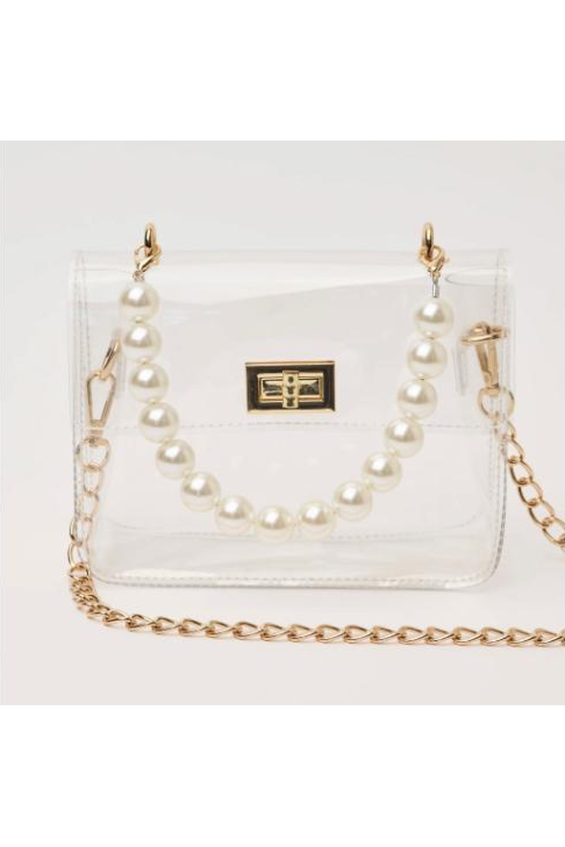 The Audrey Pearl Clear Stadium Bag