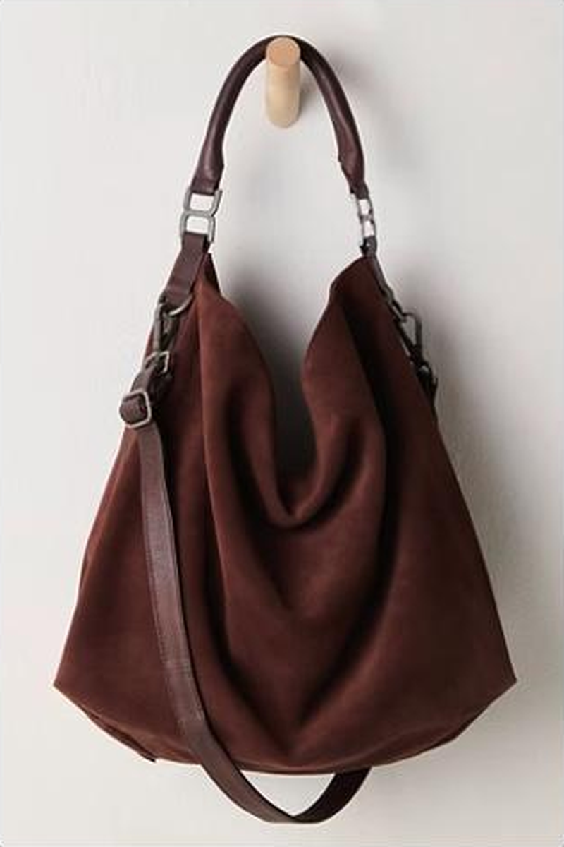Suzie Suede Slouch Tote