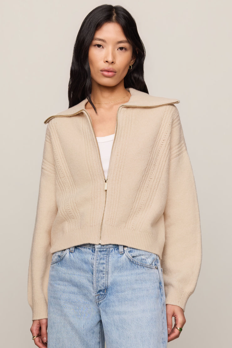 Silverlake Zip Cardigan