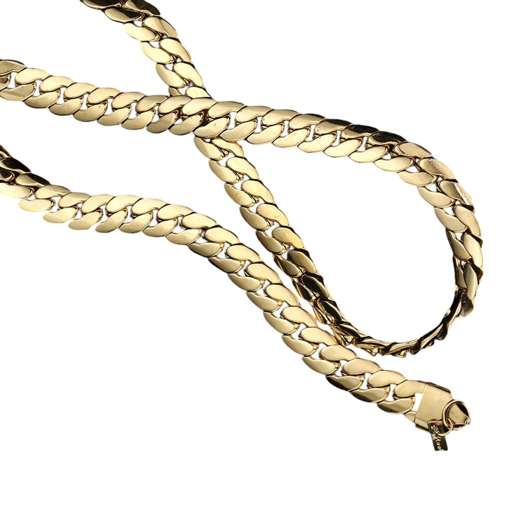 Women's 18 Inch, 8mm Stainless Steel Metal Chain Necklace