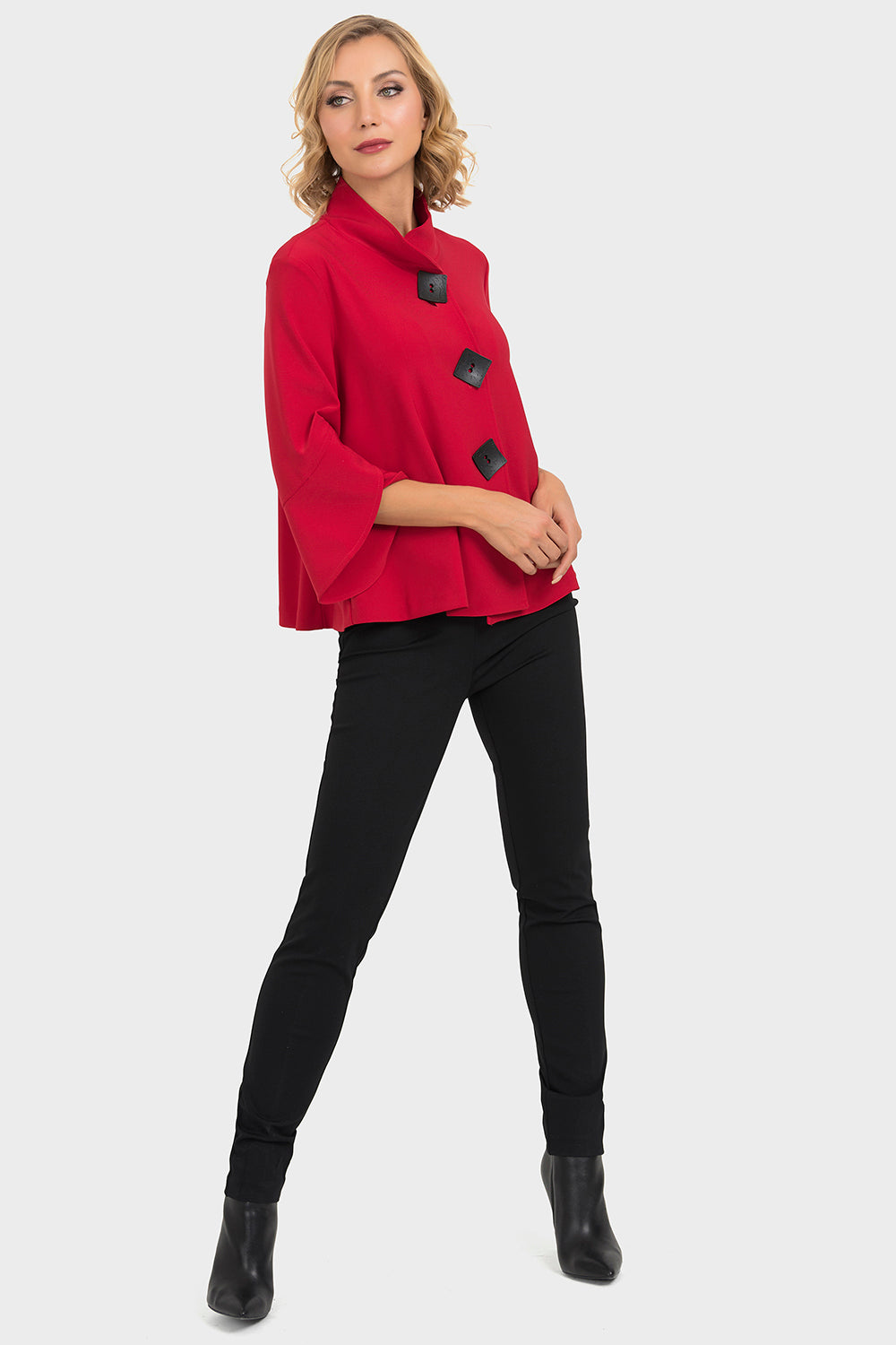 Joseph Ribkoff Lipstick Red Jacket Style 193198