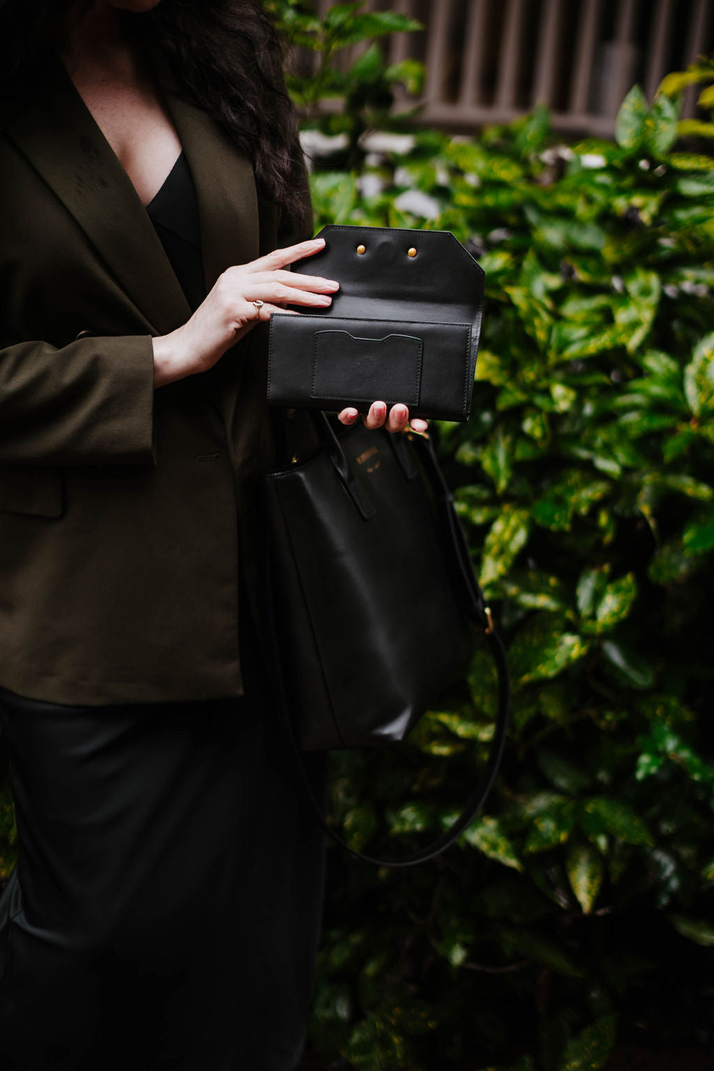 1943 Wallet | Black Leather
