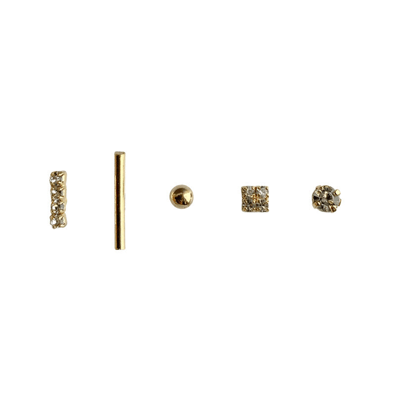 Women's Suit Fashion Simple Compact Exquisite Cold Style Ear Bone One Stud Earrings