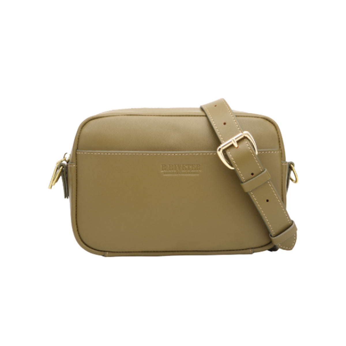 Jane Crossbody Bag | Fatigue Leather