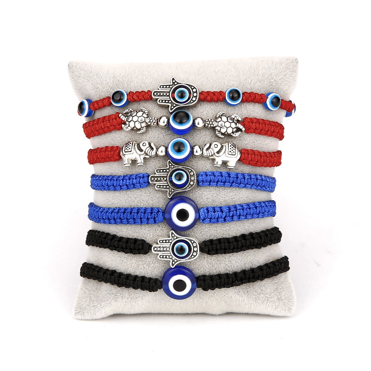 Women's Blue Eyes Fashion Simple Palm Chain Artistic Adjustable Carrying Bracelet