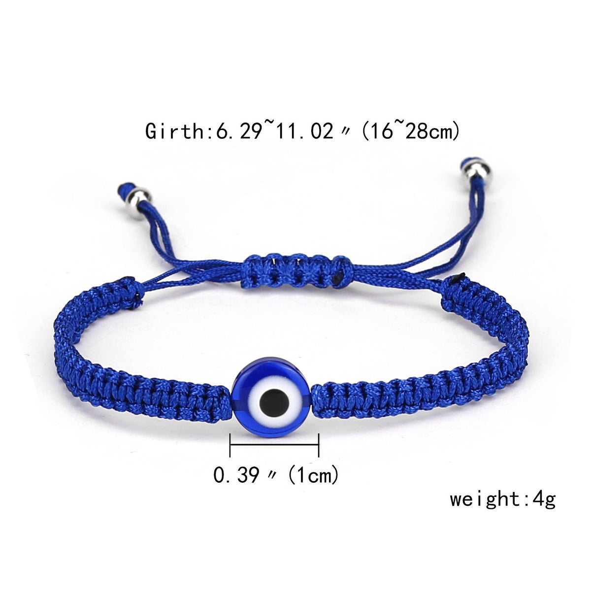 Women's Blue Eyes Fashion Simple Palm Chain Artistic Adjustable Carrying Bracelet
