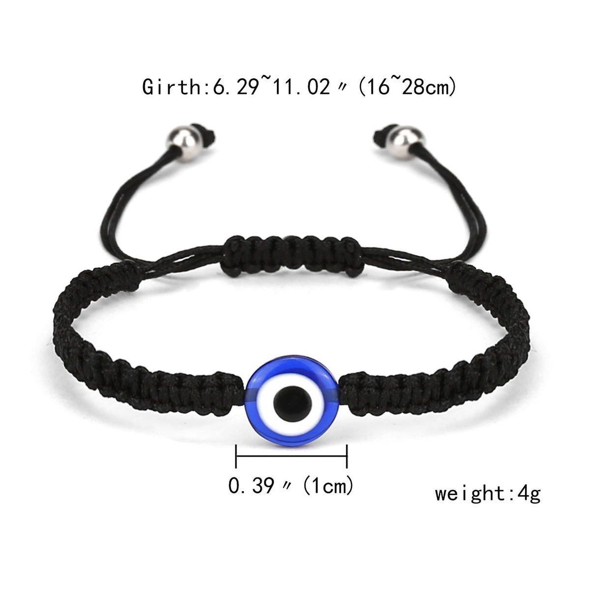 Women's Blue Eyes Fashion Simple Palm Chain Artistic Adjustable Carrying Bracelet